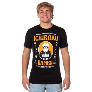 Naruto Shippuden Mens' Ichiraku Ramen Is the Best Pleasure Graphic T-Shirt Adult - 1 of 4