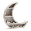 Farmlyn Creek Wooden Shelf Display for Rustic Home Decor, Crescent Moon (10 x 10.2 x 2 in) - image 3 of 4