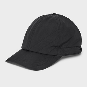 Men's Puffer Baseball Hat - All In Motion™ Black - 1 of 4