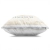 Stupell Industries Muted You Me & The Sea Indoor Decorative Throw Pillow, 18 x 18 - 2 of 3