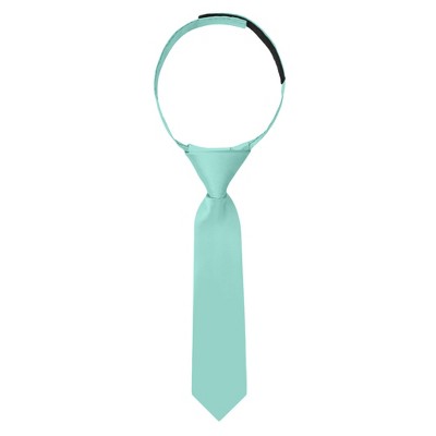 Jacob Alexander Toddler 8" Solid Color Pre-Tied Hook-and-Loop Band Tie - image 2