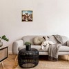 Stupell Industries Southwestern Cowboy Dogs Black Floater Framed Canvas Wall Art - 2 of 4