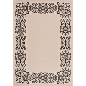 Courtyard CY1588 UV & Stain Resistant Non-Shedding Power Loomed Indoor/Outdoor Rugs - Safavieh - 1 of 4