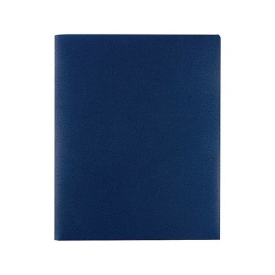 Staples Poly 2-Pocket Folders Dark Blue 431488