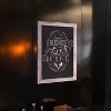 Emma and Oliver Framed Decorative Wall Hanging Chalkboard with Magnetic Surface and Eraser for Weddings, Parties, Showers and More - 4 of 4