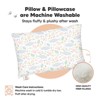 KeaBabies Jumbo Toddler Pillow with Pillowcase, 14X20 Soft Organic Toddler Pillows for Sleeping, Kids Travel Pillow - 4 of 4