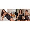 Avidlove Sexy Lingerie for Women Lace Babydoll Dress with Underwire Support Ruffle Hem Hip Chemise Nightgown - 3 of 4