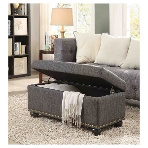 7th Avenue Storage Ottoman - Breighton Home - 1 of 4