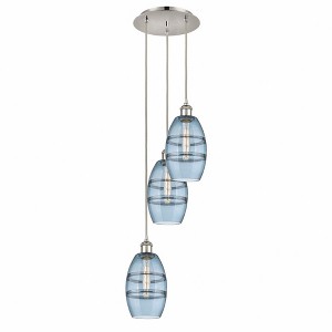 Vaz - 3 Light Cord Hung Multi Pendant In Industrial Style-25.13 Inches Tall and 12.38 Inches Wide - 1 of 1