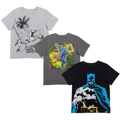 Dc Comics Justice League Batman Joker Big Boys 3 Pack Graphic T