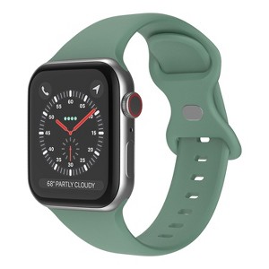 Link Apple Watch Compatible Soft Silicone Sport Band Waterproof Mens Womens For Series SE 7 6 5 4 3 2 1 - 1 of 4