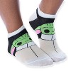 Star Wars Socks The Mandalorian The Child Naps and Snacks No-Show Ankle Socks 5 Pair - 3 of 4