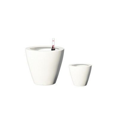 JUJABU 2-Pack Smart Self-Watering Planters - Round Cone Design, Indoor & Outdoor Use