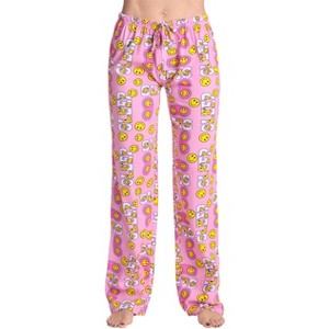 Just Love Womens Buffalo Plaid Knit Jersey Pajama Pants Buffalo Check Cotton PJs - 1 of 3