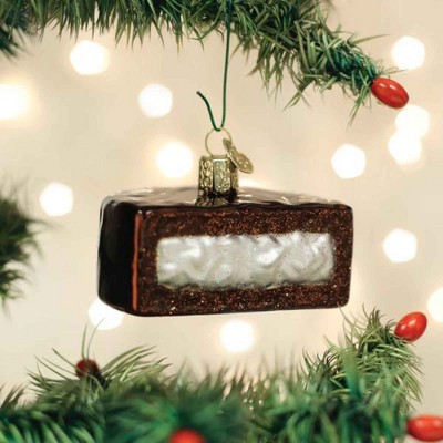 Old World Christmas Chocolate Cream Filled Glass Ornament