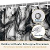 LunaLulinlk Shower Curtain with Hooks – Heavy-Duty Mold/Mildew-Resistant - 3 of 4