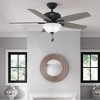 52" Newsome Glossy Ceiling Fan (Includes LED Light Bulb) - Hunter Fan - image 4 of 4