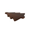 Slickblue Christmas Tree Shaped Acacia Wood Board 12.75"x16" - Holiday Appetizer Tray & Kitchen Gift - 3 of 4