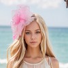 Unique Bargains Women's Feathers Headband 1 Set - 2 of 4