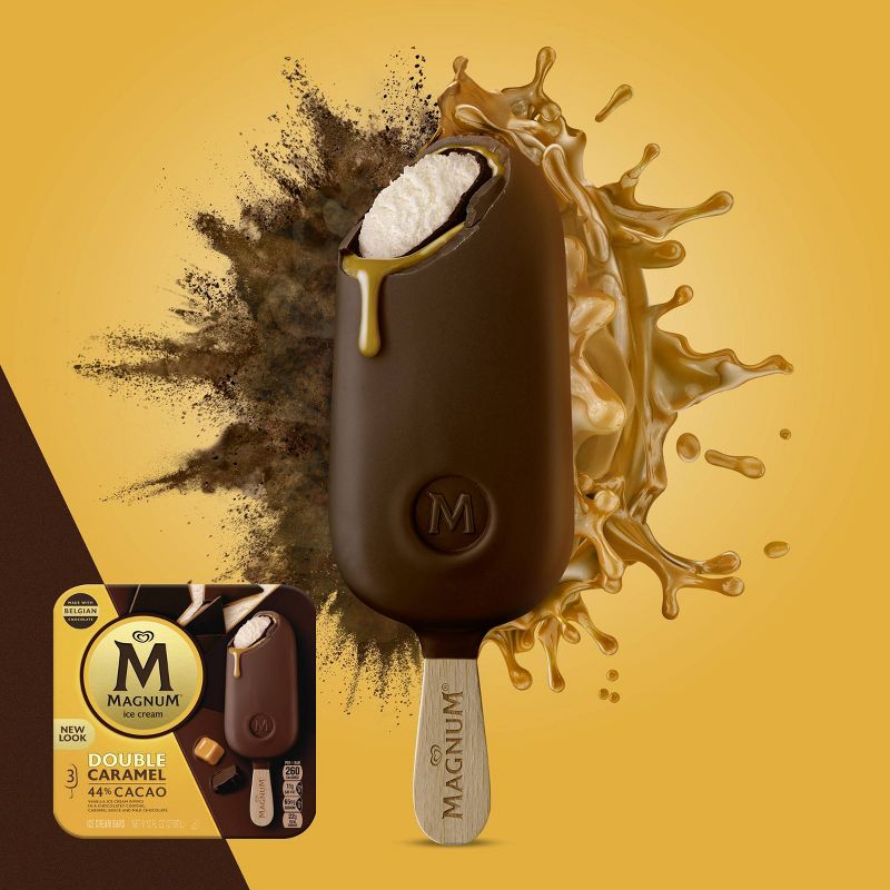Magnum Ice Cream Bars Double Caramel - 3ct, 6 of 11