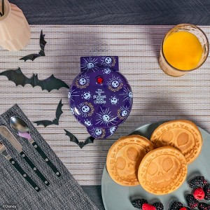 Uncanny Brands Disney Nightmare Before Christmas Jack Skellington Mini Waffle Maker - 1 of 4