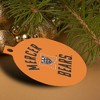 Mercer University Bears Logo Aluminum Holiday Christmas Tree Ornament - 4 of 4