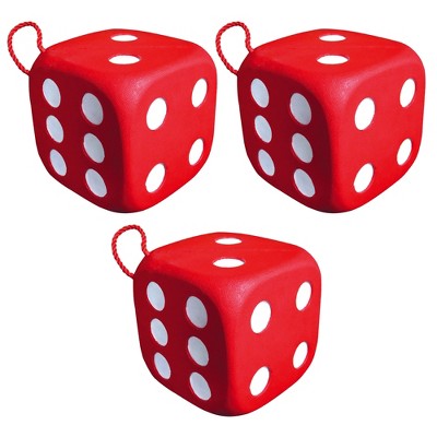 Morrell Targets High Roller Foam 6 Sided Archery Target Accessory with 21 Combos for Crossbow, Compound, Traditional Bow, and Airbow, 3 Pack, Red
