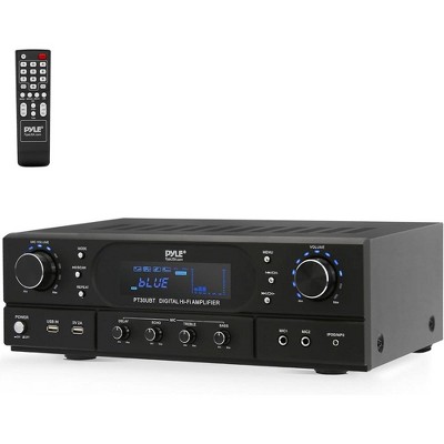 Pyle PT30UBT Bluetooth Home Theater Receiver System with USB, FM Radio, and Mic Inputs
