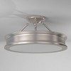 Minka Lavery Harbour Point 19" 3-Light Brushed Nickel Ceiling Light - 2 of 3