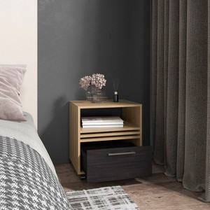 TIRAMISUBEST 20" High One Drawer Nightstand - Multi Mobile File Cabinet - 1 of 4