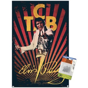 Trends International Elvis Presley - T.C.B. Unframed Wall Poster Prints - 1 of 4