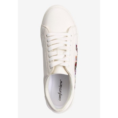 Женские кроссовки Comfortview The Marleigh Sneaker - 10 1/2 M, White (Wide Widths Available) — фото 5