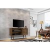 Sapphtopaz 42.5" Rustic TV Stand for TVs Up to 50" with Open Shelf&Storage Cabinet Console Table with Ring Handle TV Stand for Living Room - 3 of 4