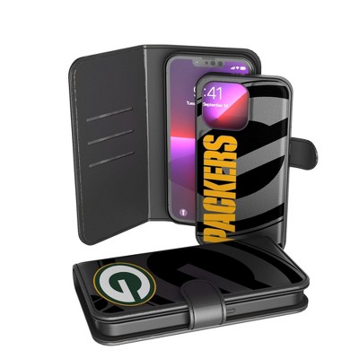 Keyscaper Green Bay Packers Monocolor Tilt Wallet Phone Case For Iphone ...