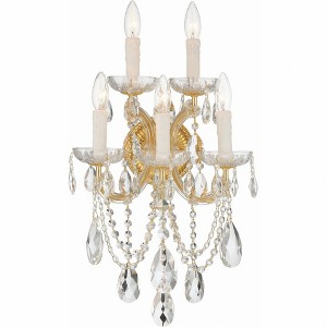 Crystorama Lighting Maria Theresa 5 - Light Sconce in  Gold - 1 of 2