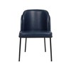 Meridian Furniture,Jagger Vegan Leather Dining Chair, Set of 2 - 3 of 4