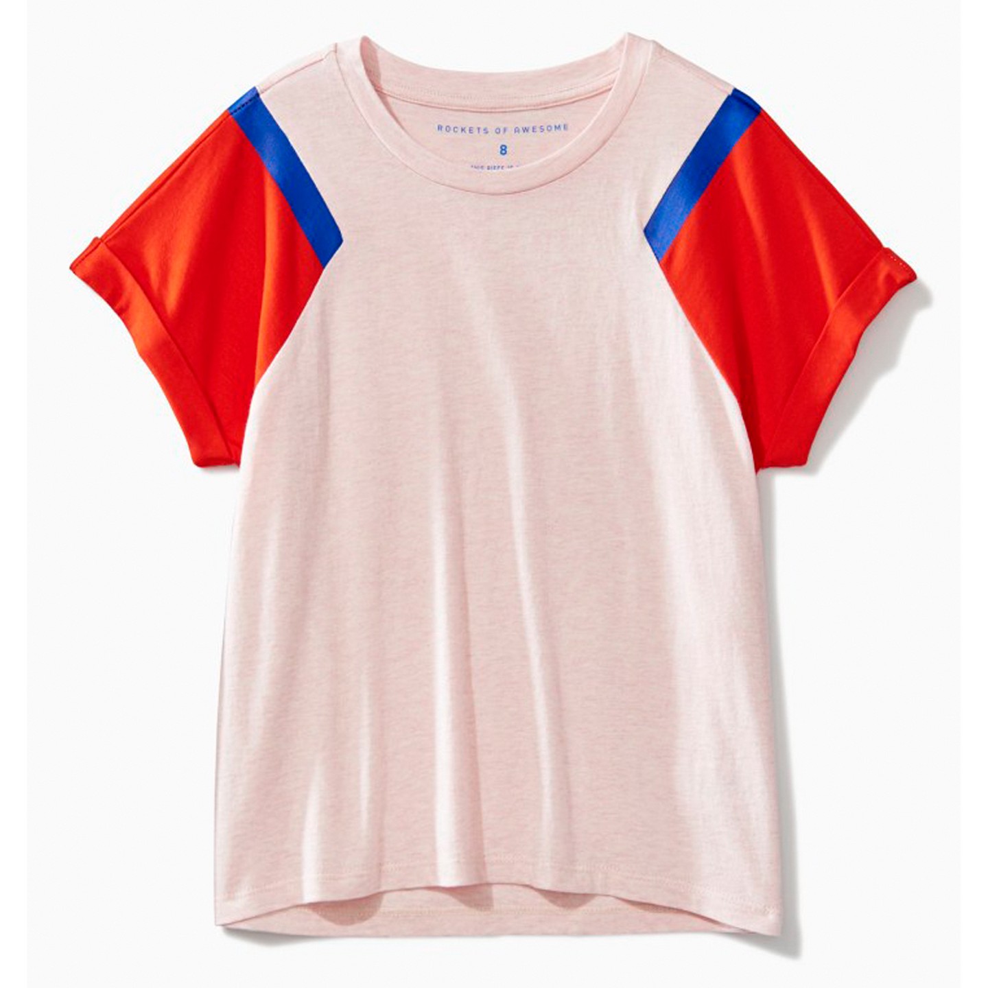Футболка Rockets of Awesome Color Block Tee для девочек — фото 1