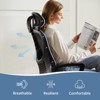 Gulches High-Back Mesh Rolling Task Chair - Adjustable Headrest/Lumbar Support, 360° Wheels, 250lbs Capacity - 3 of 4