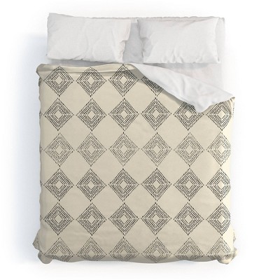 Nora Fancy Diamond Cotton Duvet & Sham Set - Deny Designs