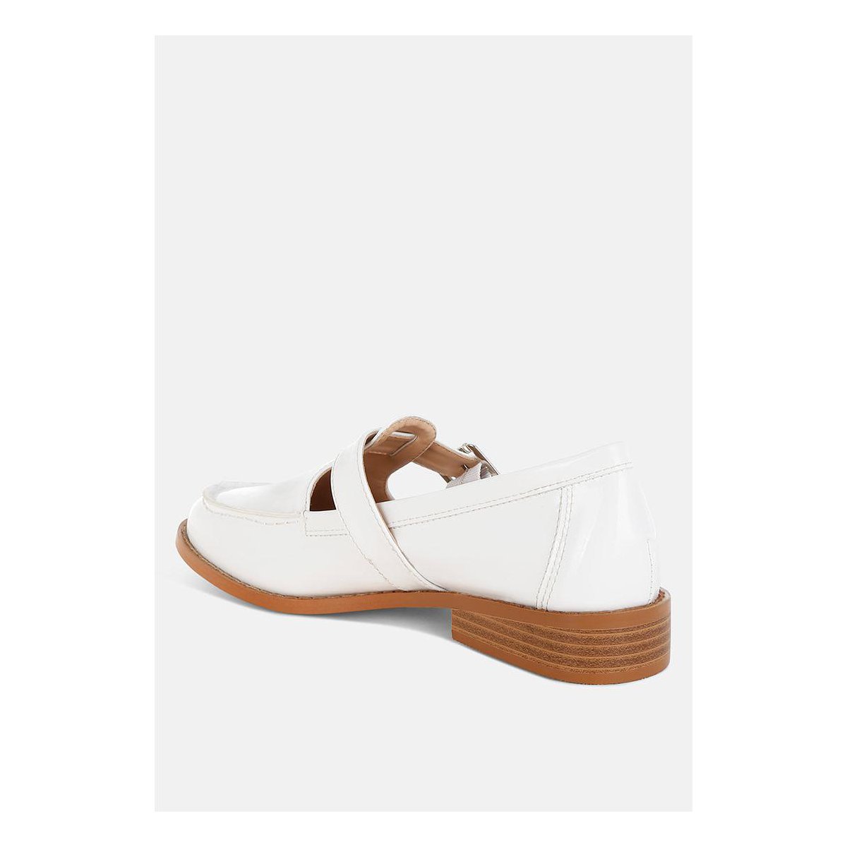 Женские туфли Rag & Co Womens Swenson Patent Pleather Mary Jane Loafers 9 — фото 3