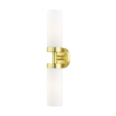 Livex Lighting Aero 2 - Light Vanity in  Satin Brass