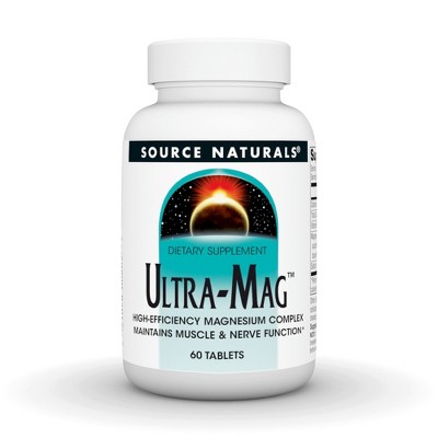 Ultra-Mag Hi Efficiency Magnesium by Source Naturals, Inc.  -  60 Tablet