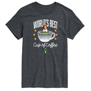 Men's - Elf - Worlds Best Cup Of Coffee Short Sleeve Graphic T-Shirt - 1 of 4
