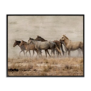 Stupell Industries Galloping Horse Herd Countryside Framed Giclee Art - 1 of 4