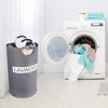 Apex Vanguards Grey Portable Folding Laundry Basket - 2 of 3