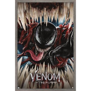 Trends International Marvel Venom: Let There be Carnage - Teaser Framed Wall Poster Prints - 1 of 4