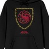 House of the Dragon Red Dragon Crest Men's Black Hoodie - 2 of 3
