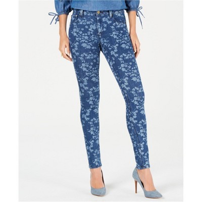Michael Kors Womens Selma Floral Skinny Fit Jeans