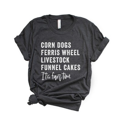 Simply Sage Market It's Fair Time Words Short Sleeve Tee