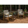 Casual Cushion Stripe Sunbrella Fabric 1-Piece Indoor/Outdoor Lumbar Pillow, 19"W x 12"L - 2 of 4